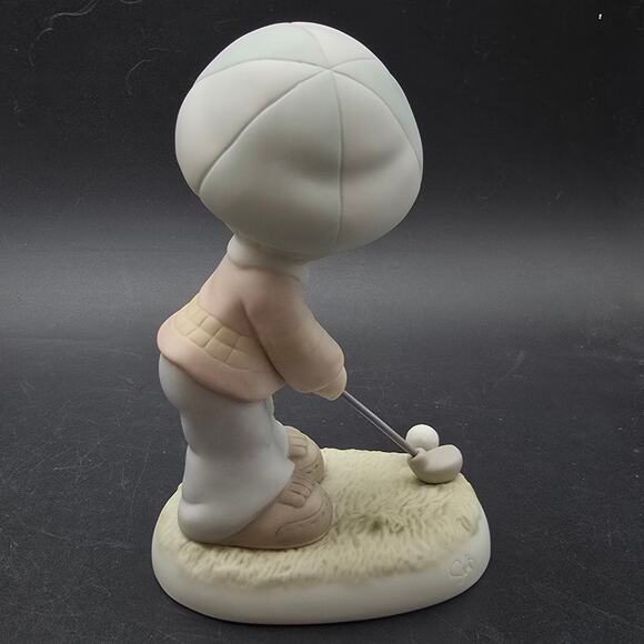 Precious Moments Golfer Figurine 1994 Lord Help Me To Stay On Course - Picture 3 of 6